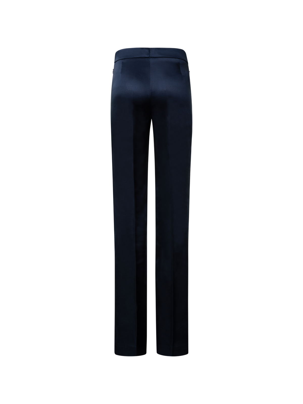 Designer Gerade Hose aus Woll-Satin