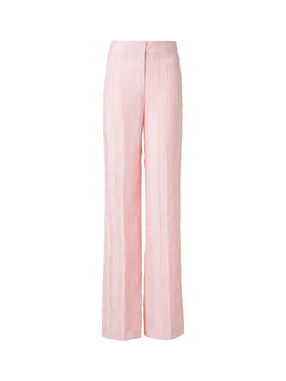 Designer Gerade Hose aus Baumwolle mit weitem Bein - Rosa