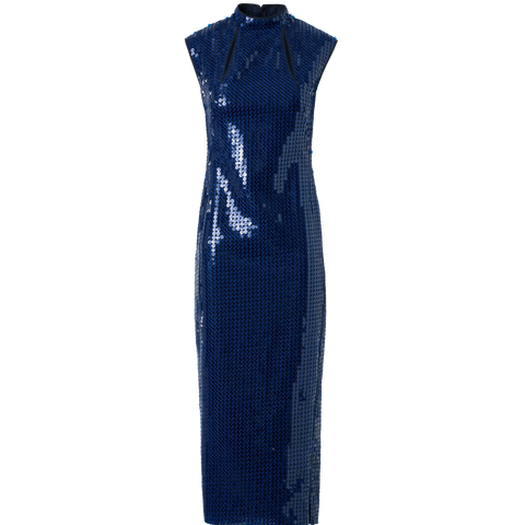 Doubleface-Etuikleid aus Wollstretch