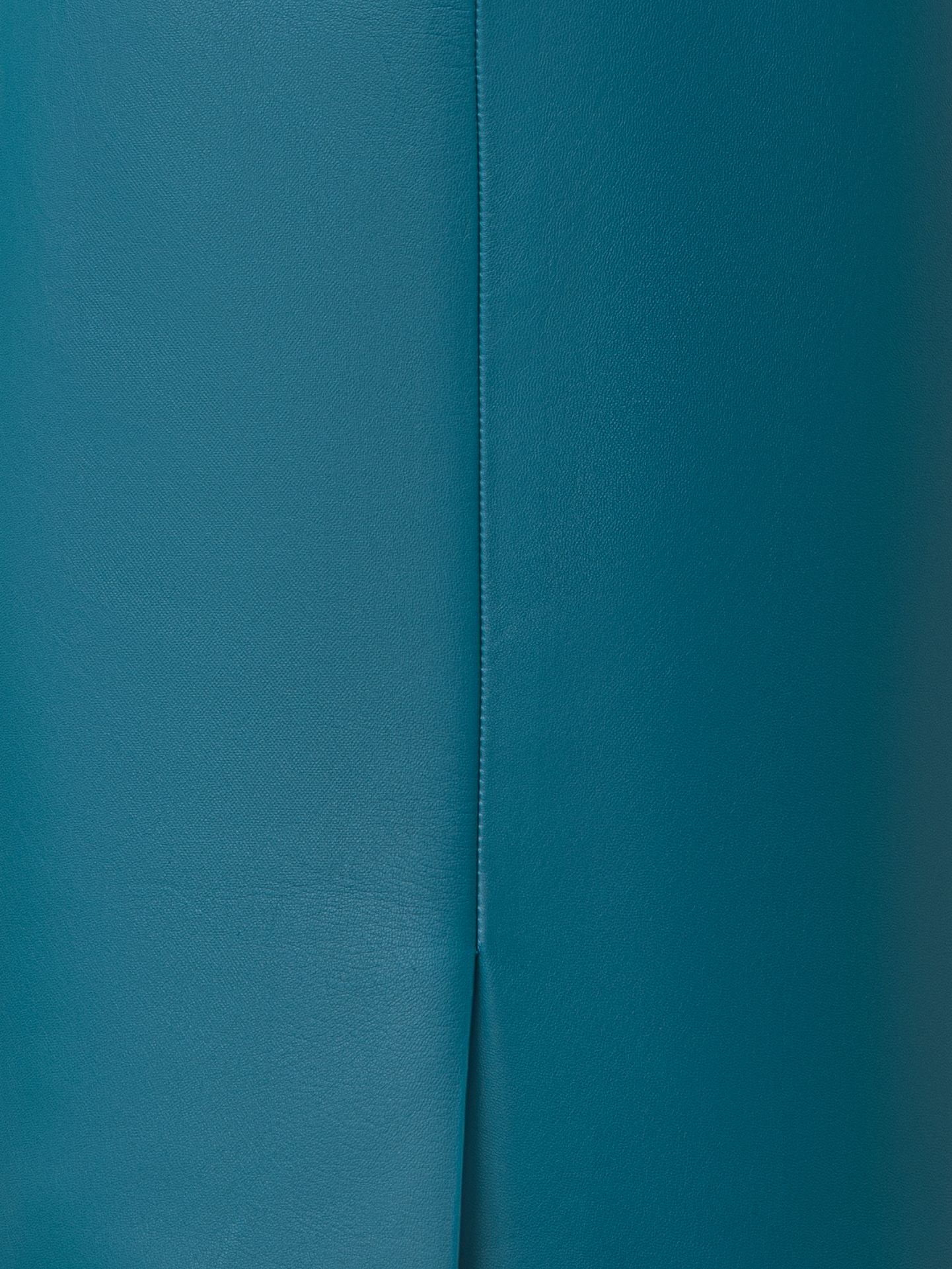 Designer Leder Bleistiftrock - Grün