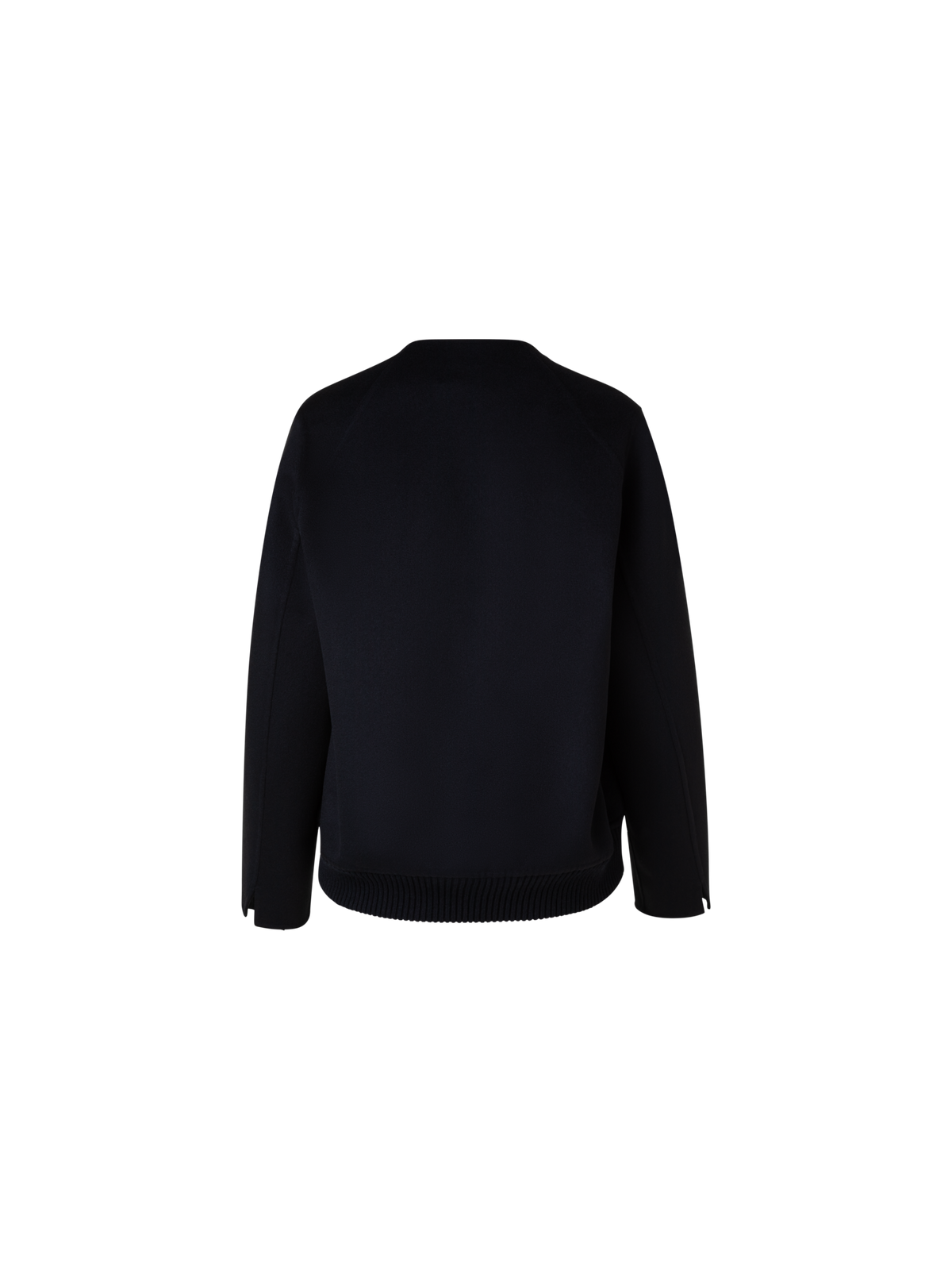 Designer Doubleface Bomberjacke aus Kaschmir - Schwarz