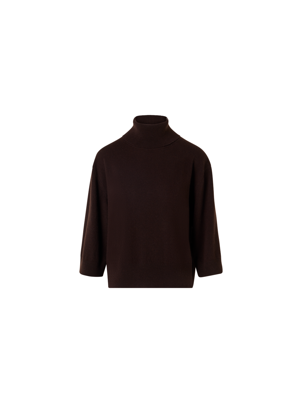 Designer Rollkragenpullover aus Kaschmir - Braun