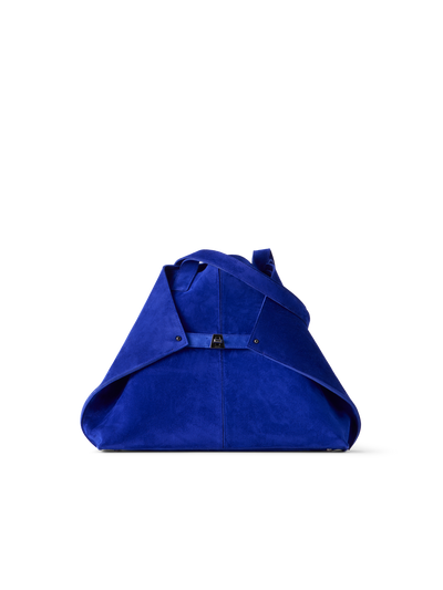 Designer Ai Medium Shoulder Tote Bag - Blau