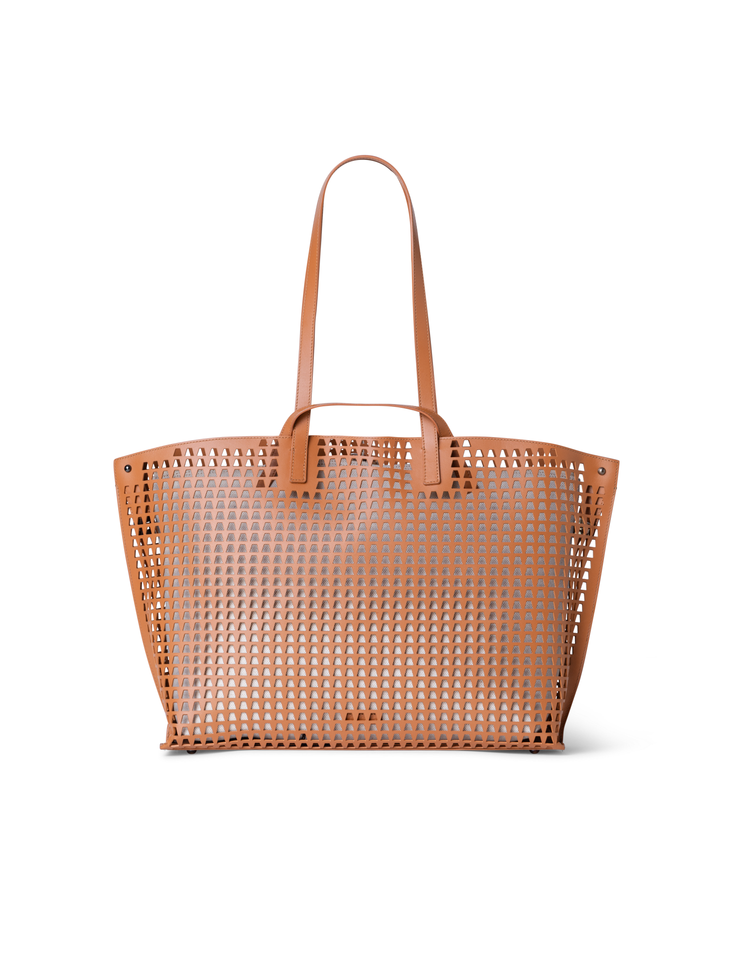 Designer Ai Medium Shoulder Tote - Braun