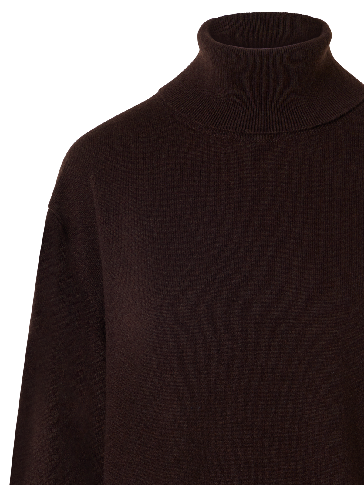 Designer Rollkragenpullover aus Kaschmir - Braun
