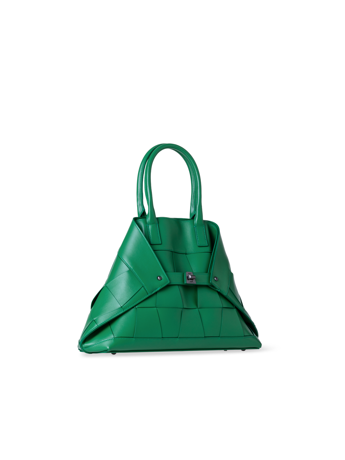 Designer Ai Small Top Handle Tote - Grün