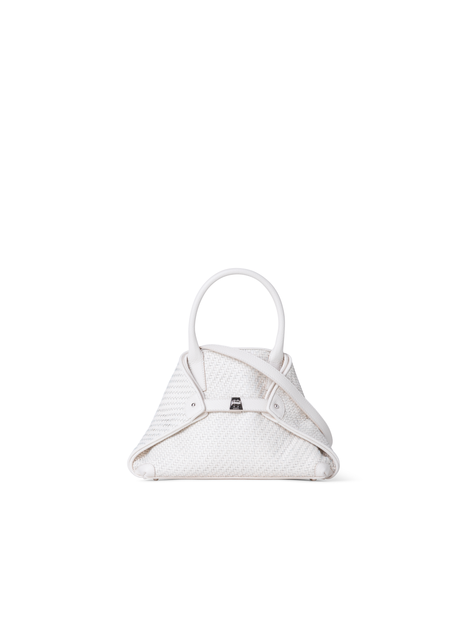 Designer Ai Little Top Handle Tote - Ecru - Weiss