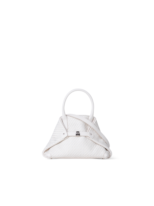 Designer Ai Little Top Handle Tote - Ecru - Weiss