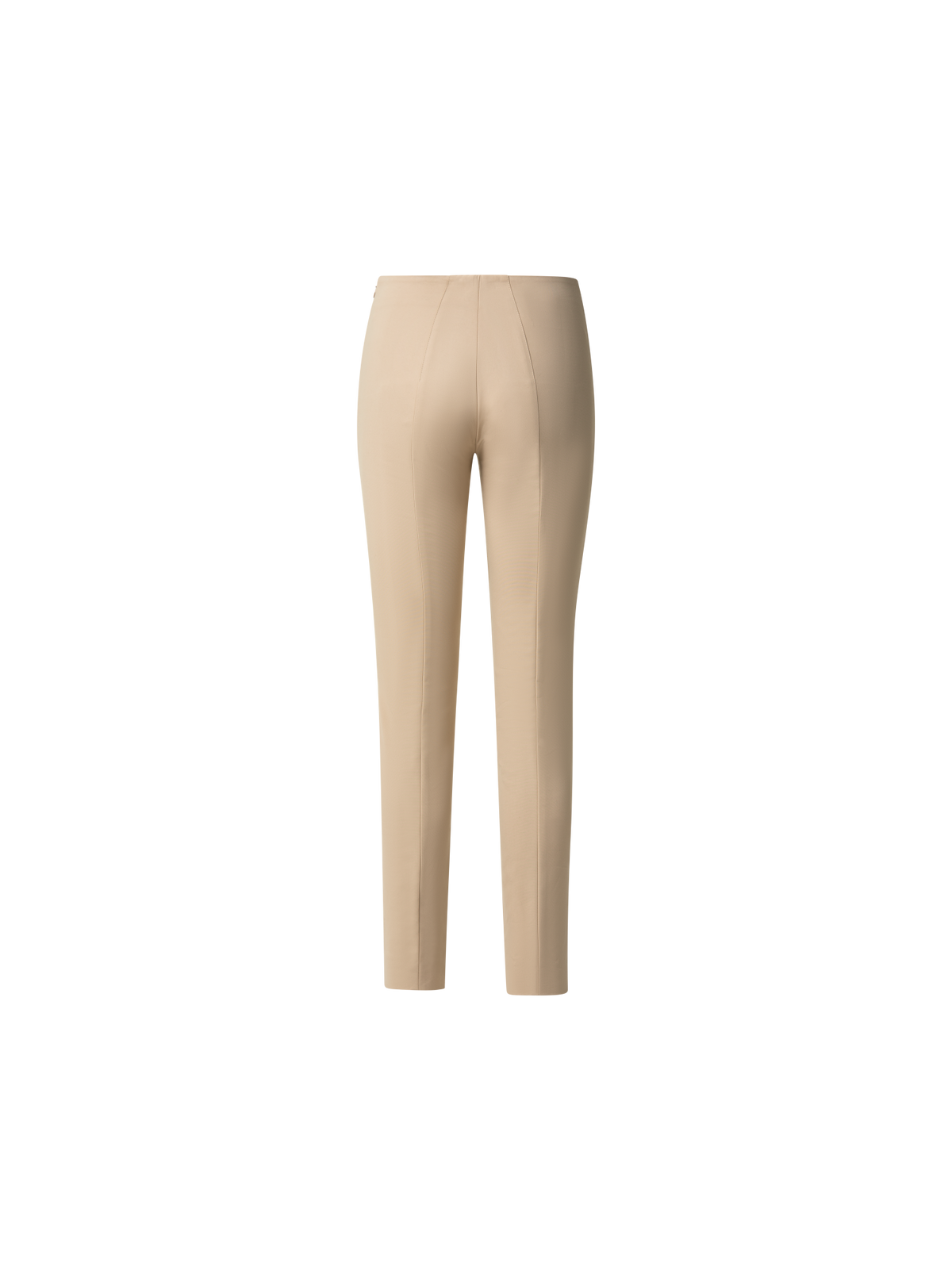 Designer Slim Hose aus Baumwoll-Techno-Stretch - Beige