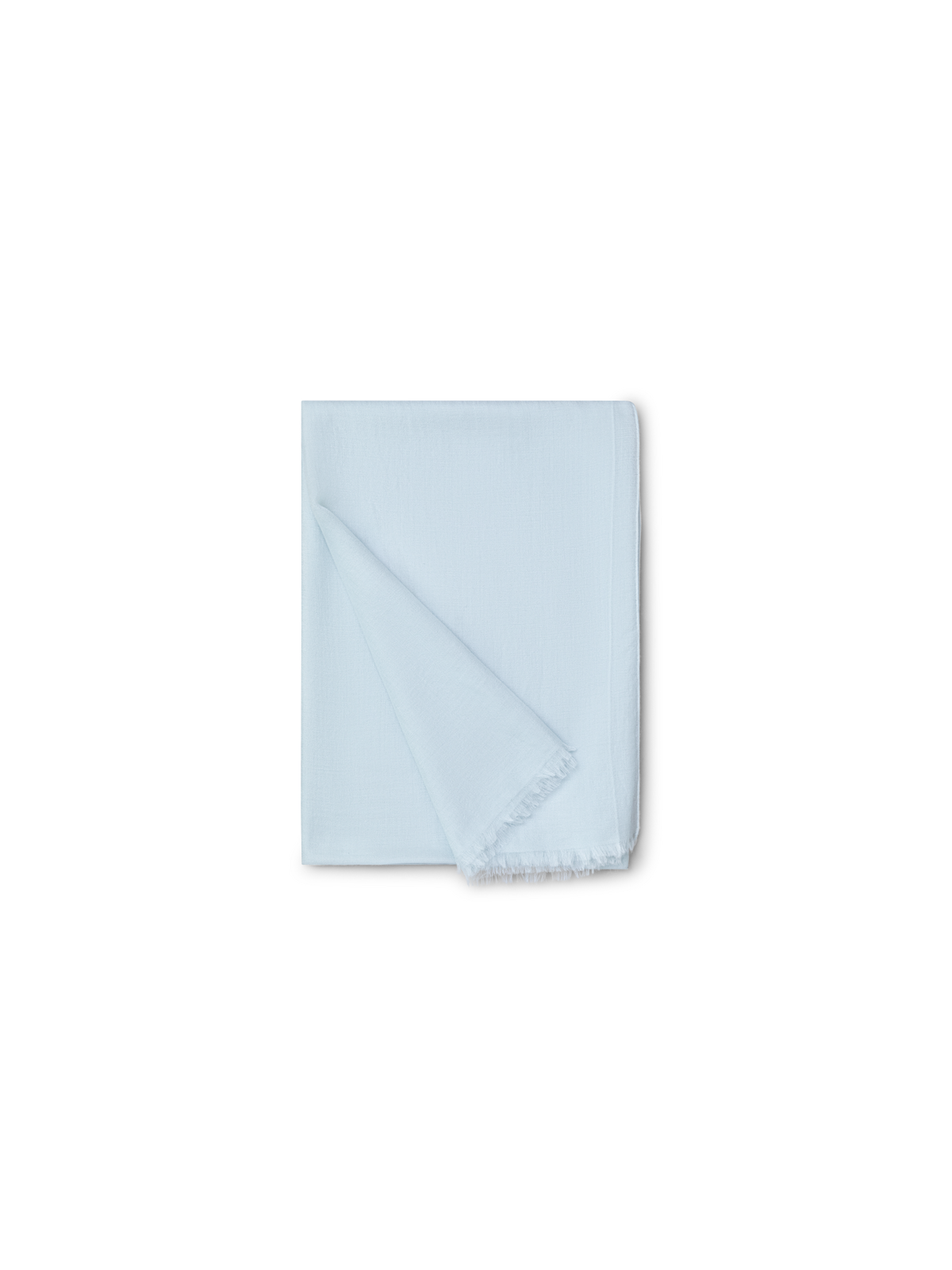 Designer Schal aus Kaschmir-Seide - Blau