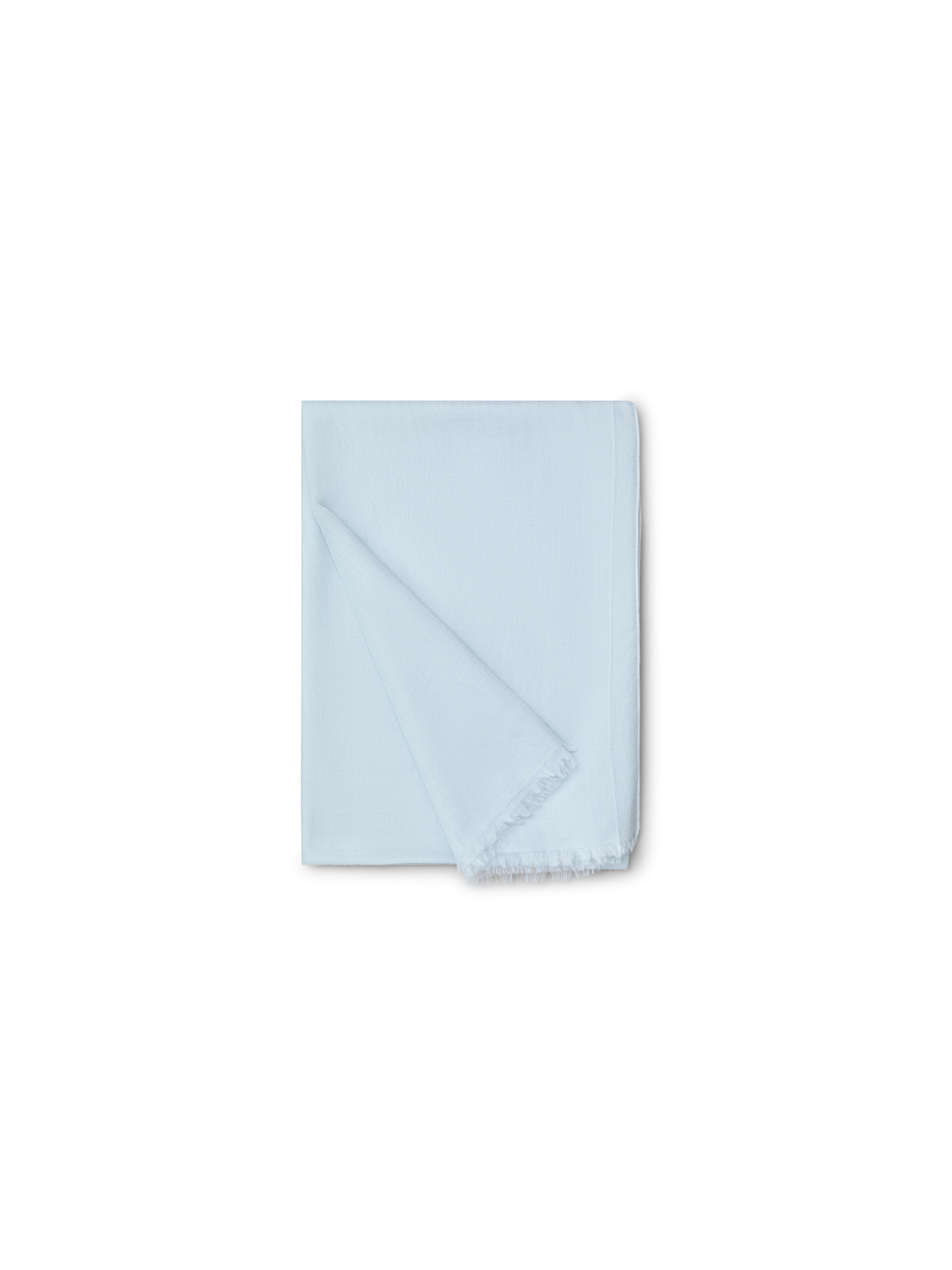 Designer Schal aus Kaschmir-Seide - Blau