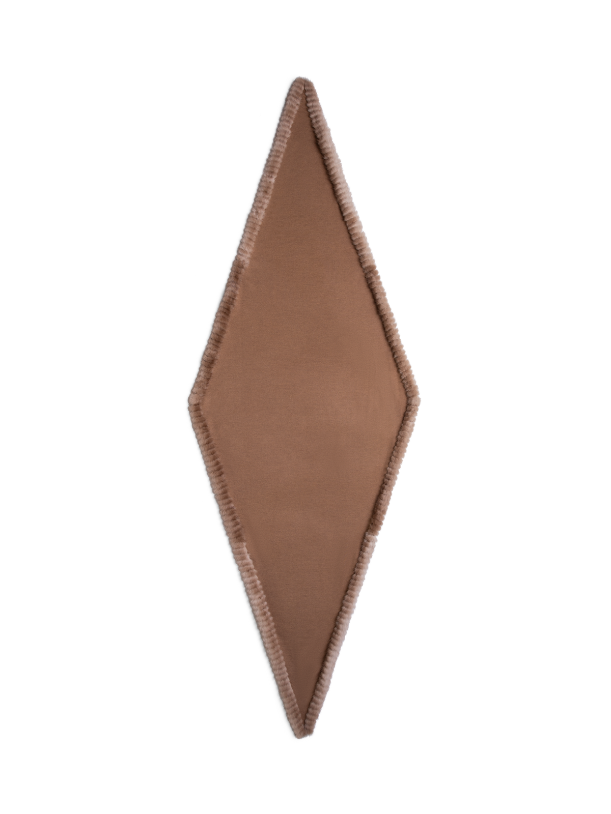Designer Schal aus Kaschmir-Seide - Braun
