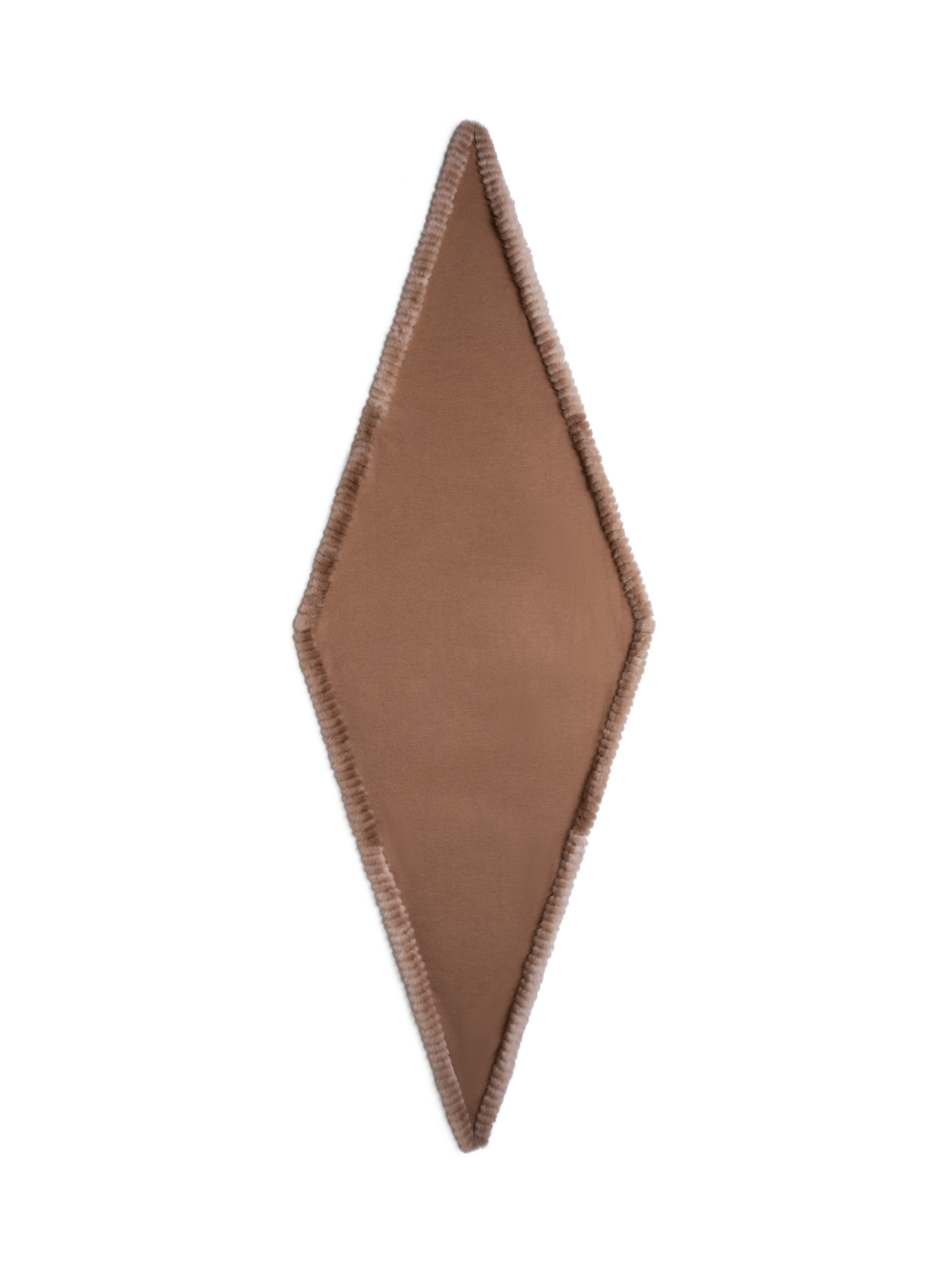 Designer Schal aus Kaschmir-Seide - Braun