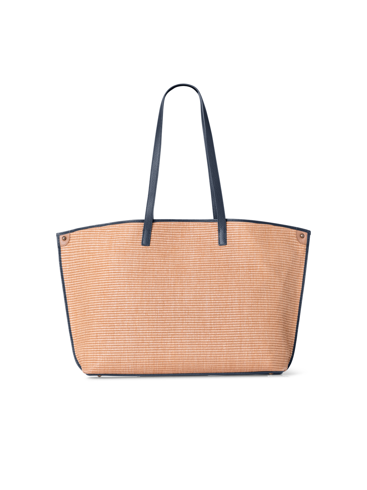 Designer Ai Medium Shoulder Tote - Dunkelblau - Blau - Bunt - Beige