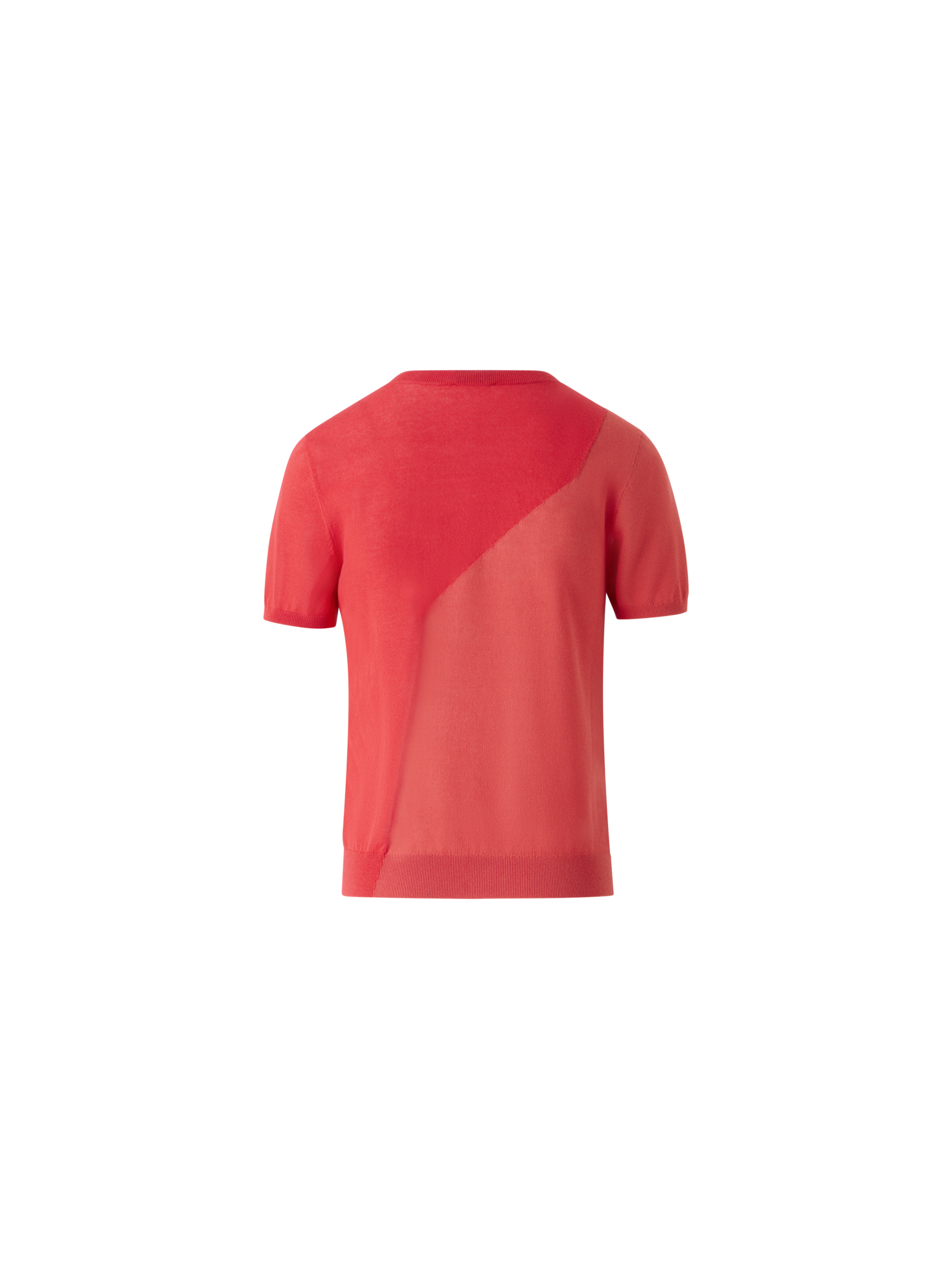 Designer Pullover aus Seidenbaumwolle mit High-Plains-Intarsie - Rot