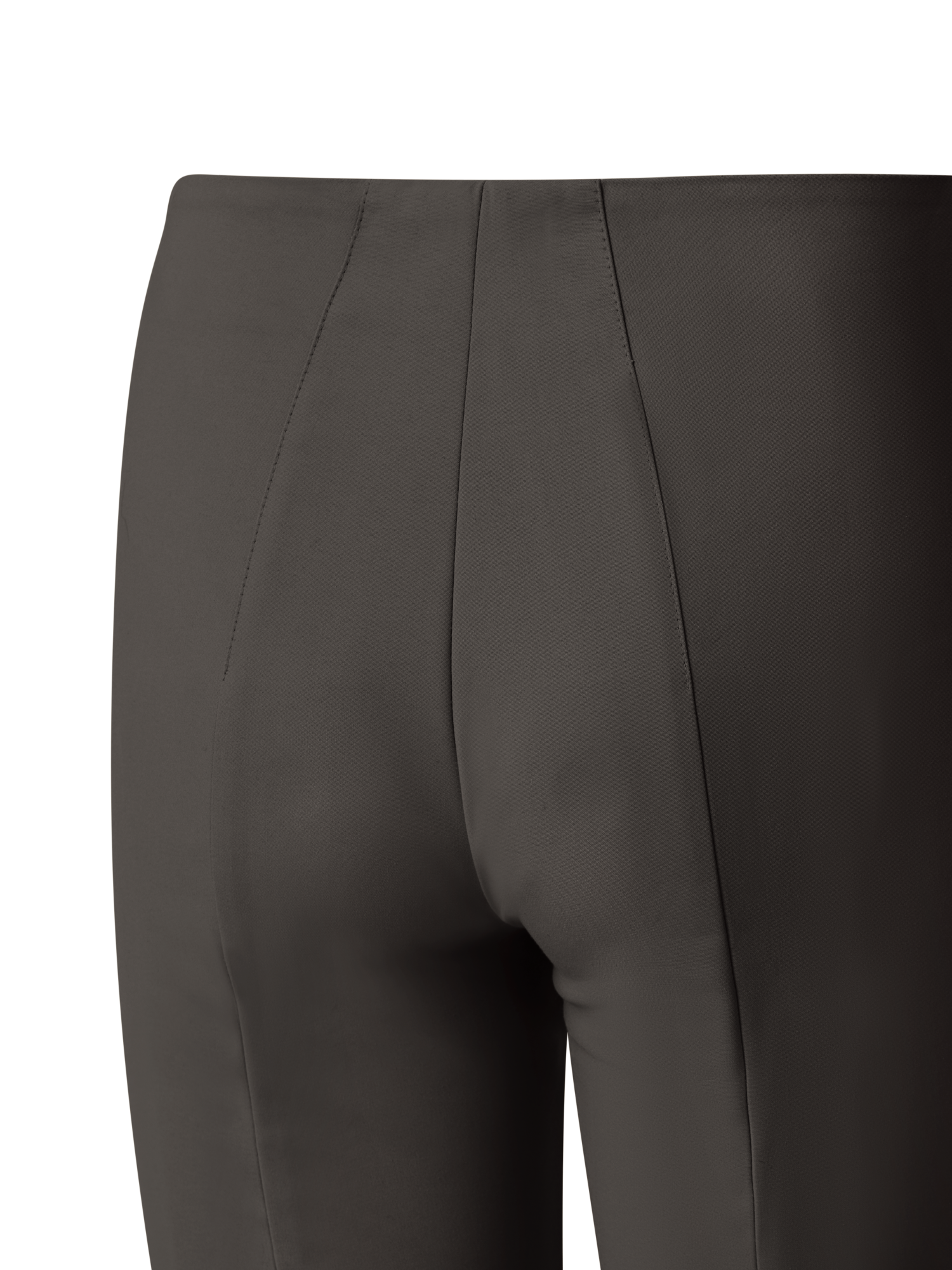 Designer Slim Hose aus Baumwoll-Techno-Stretch - Braun