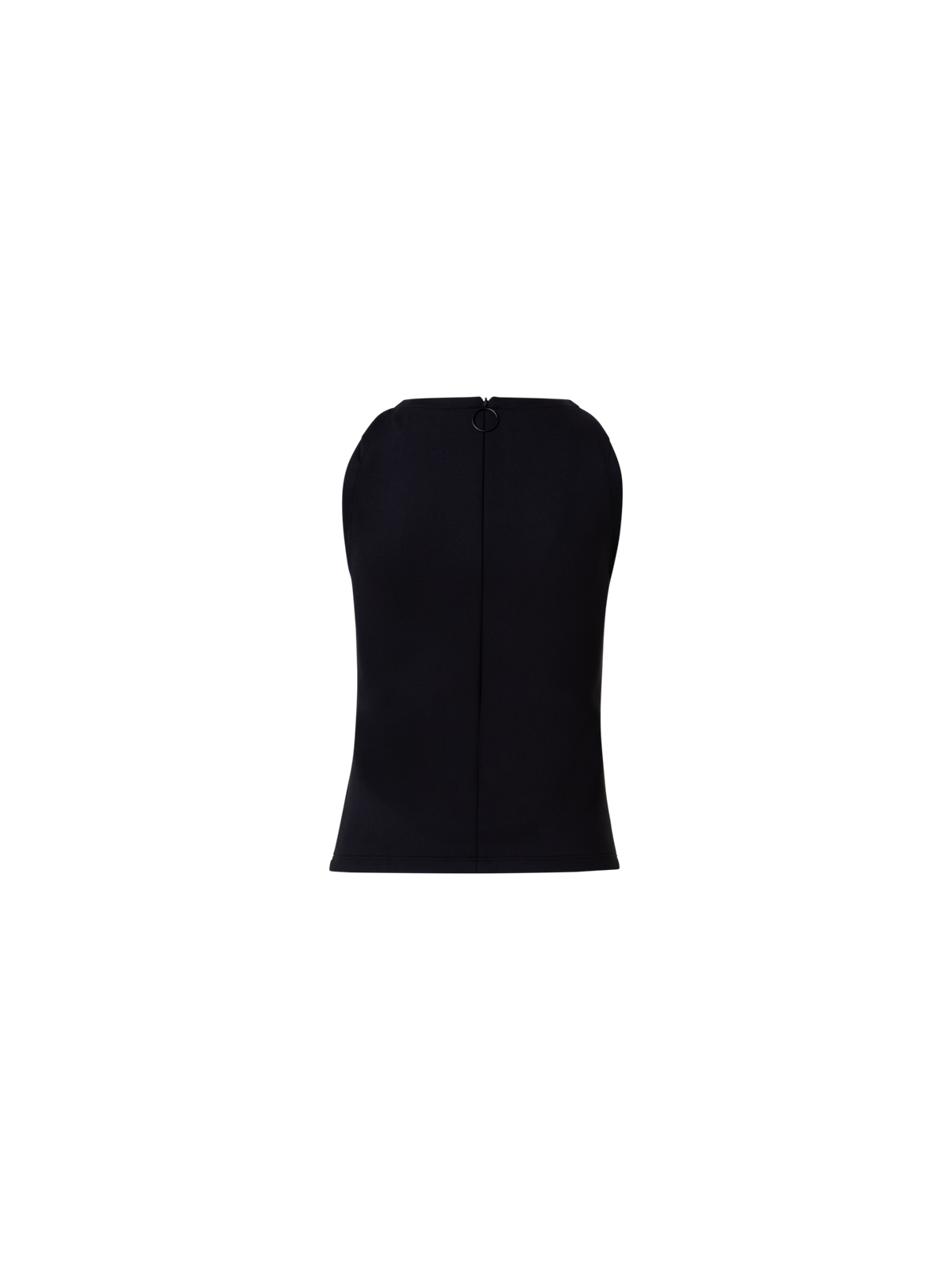 Designer Ärmelloses Neopren-Top - Schwarz