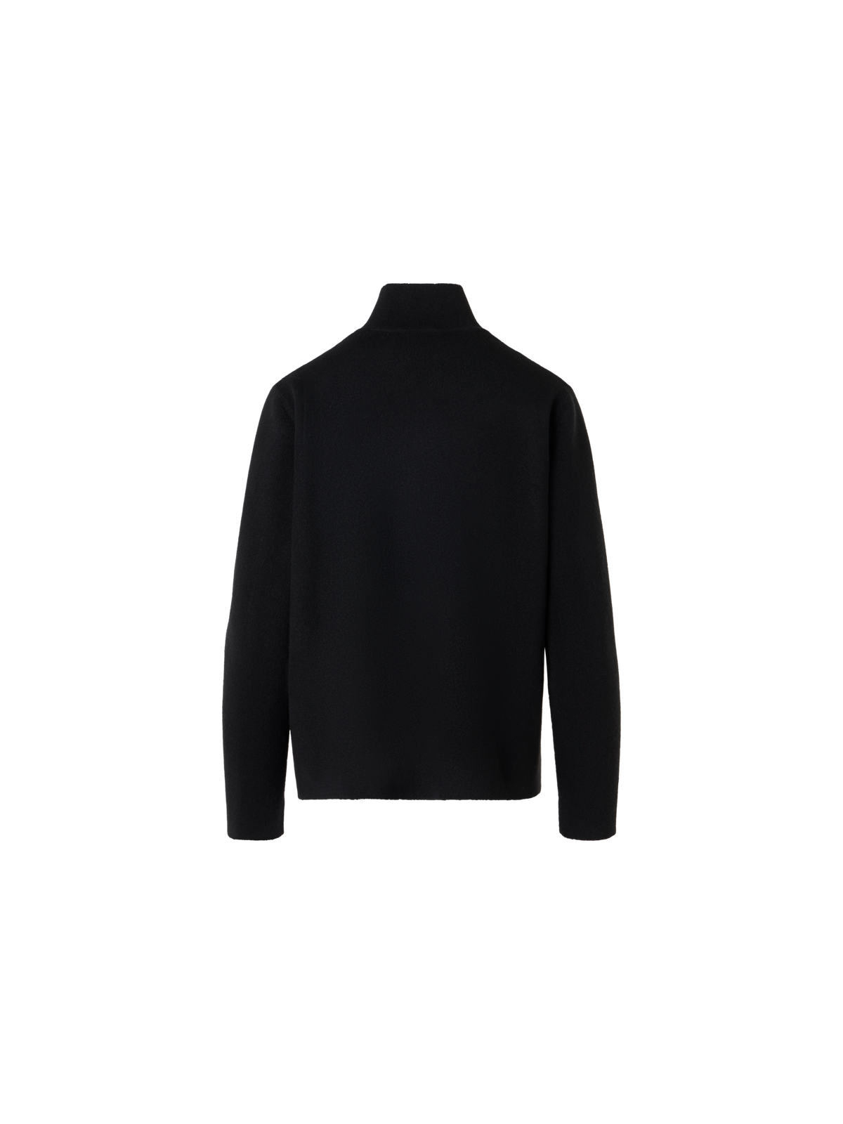 Designer Strickjacke aus Kaschmir-Doubleface - Schwarz