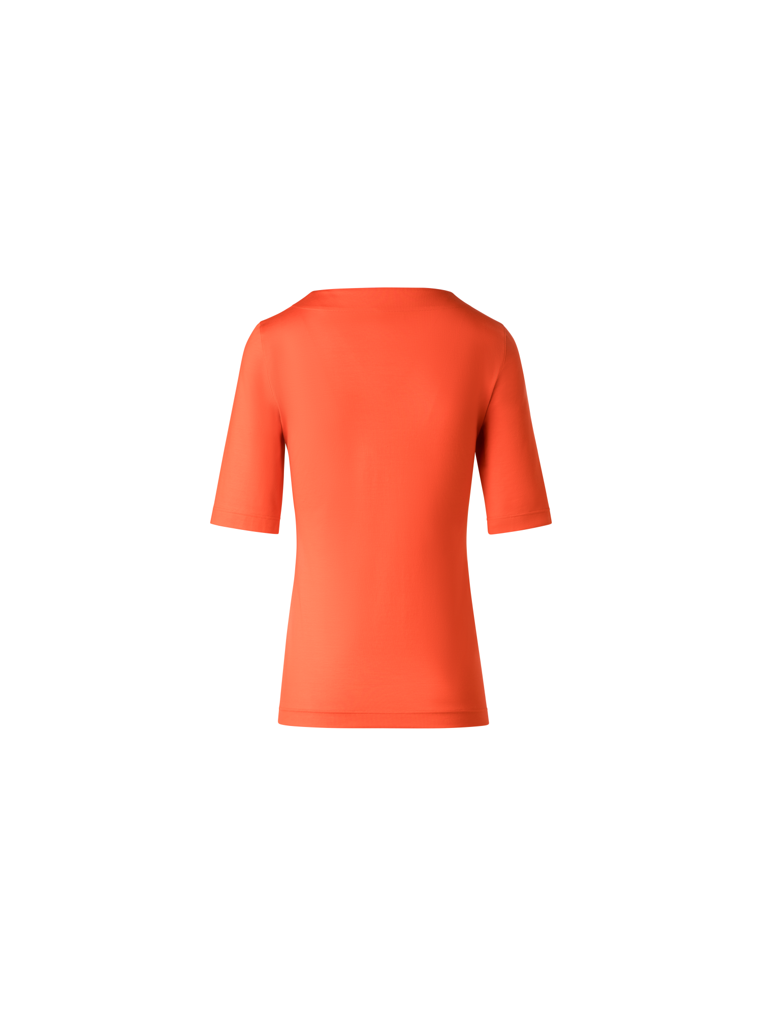 Designer T-Shirt mit quadratischem Ausschnitt - Orange