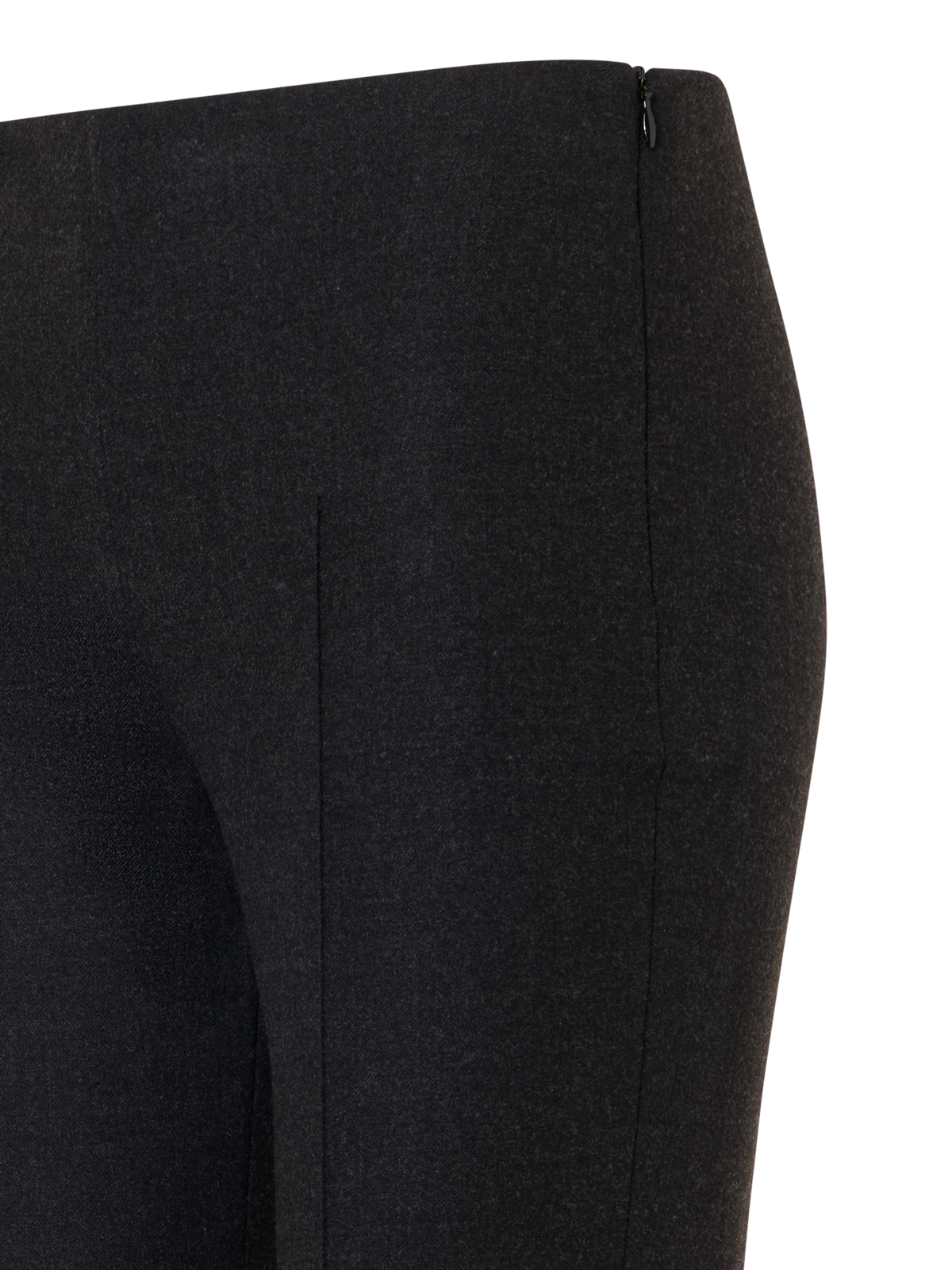 Designer Schmale Hose aus Wollflanell - Grau