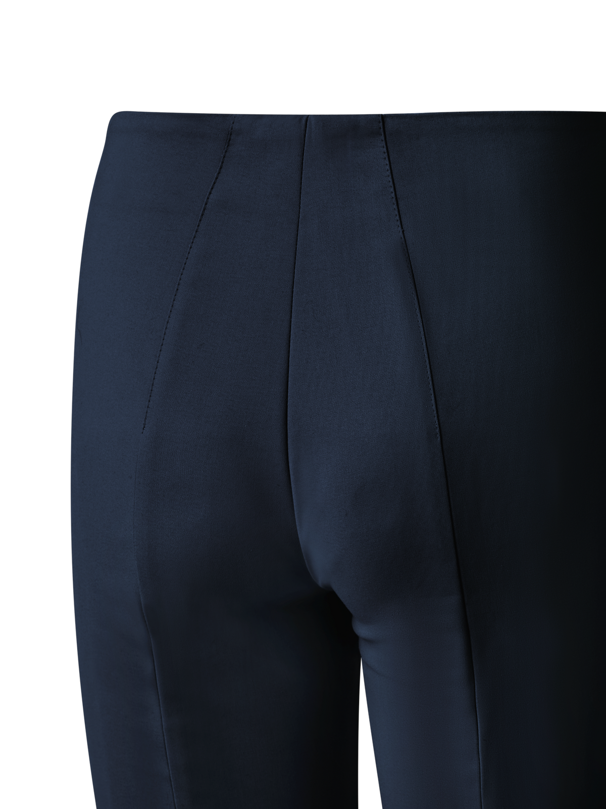 Designer Slim Hose aus Baumwoll-Techno-Stretch - Dunkelblau - Blau