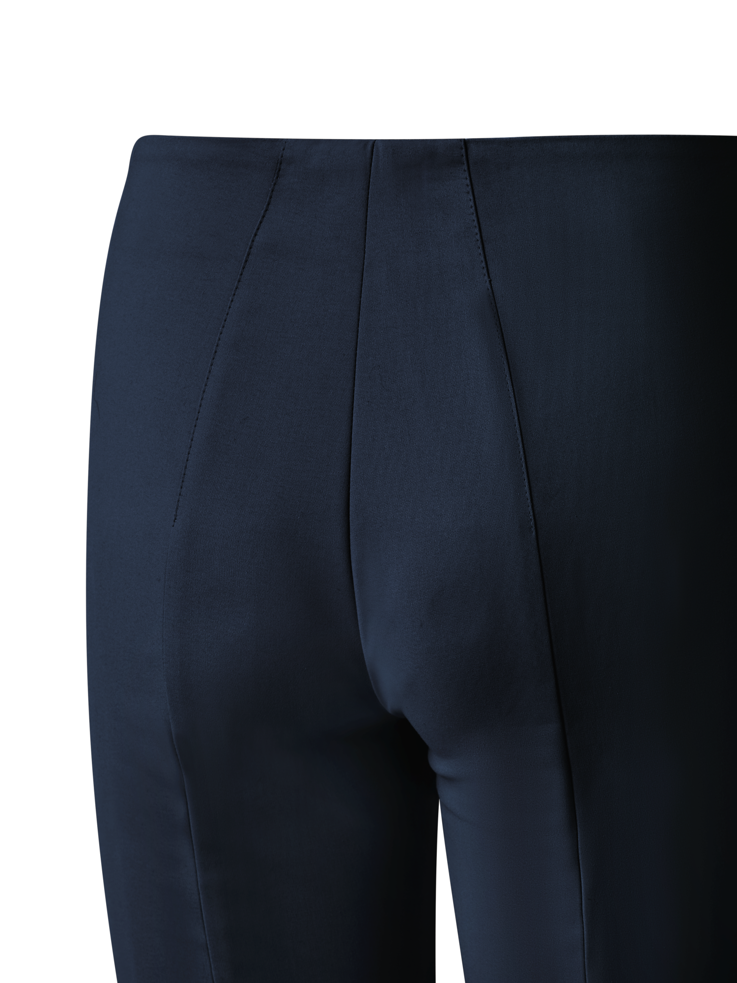 Designer Slim Hose aus Baumwoll-Techno-Stretch - Dunkelblau - Blau