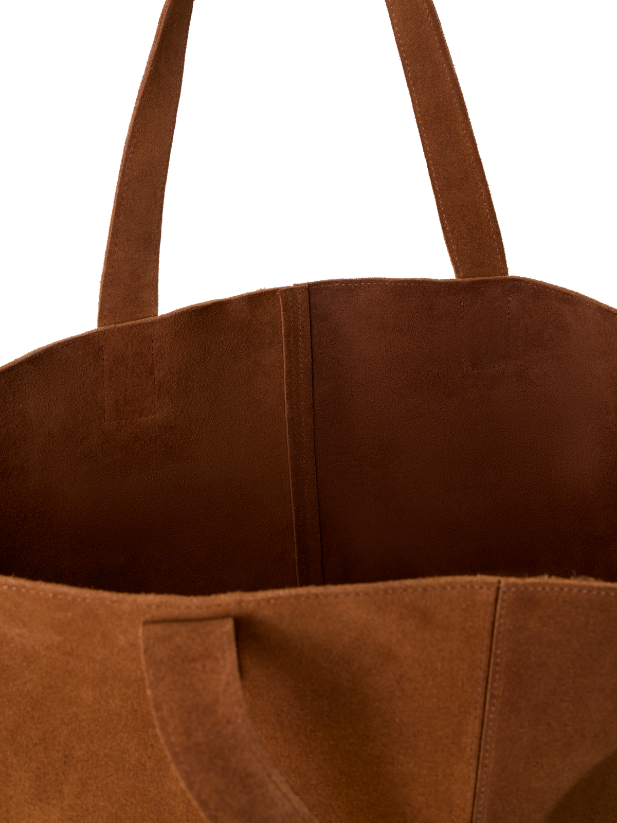 Designer Ai XL Schultertasche aus Veloursleder - Braun