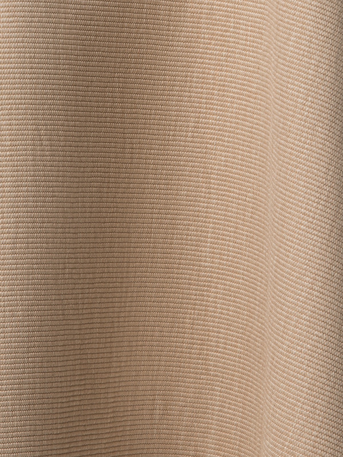 Designer Midirock in A-Linie aus weichem Baumwoll-Raffia - Beige