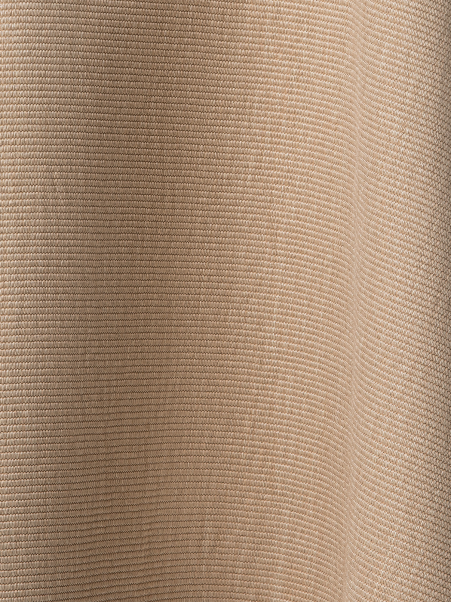 Designer Midirock in A-Linie aus weichem Baumwoll-Raffia - Beige