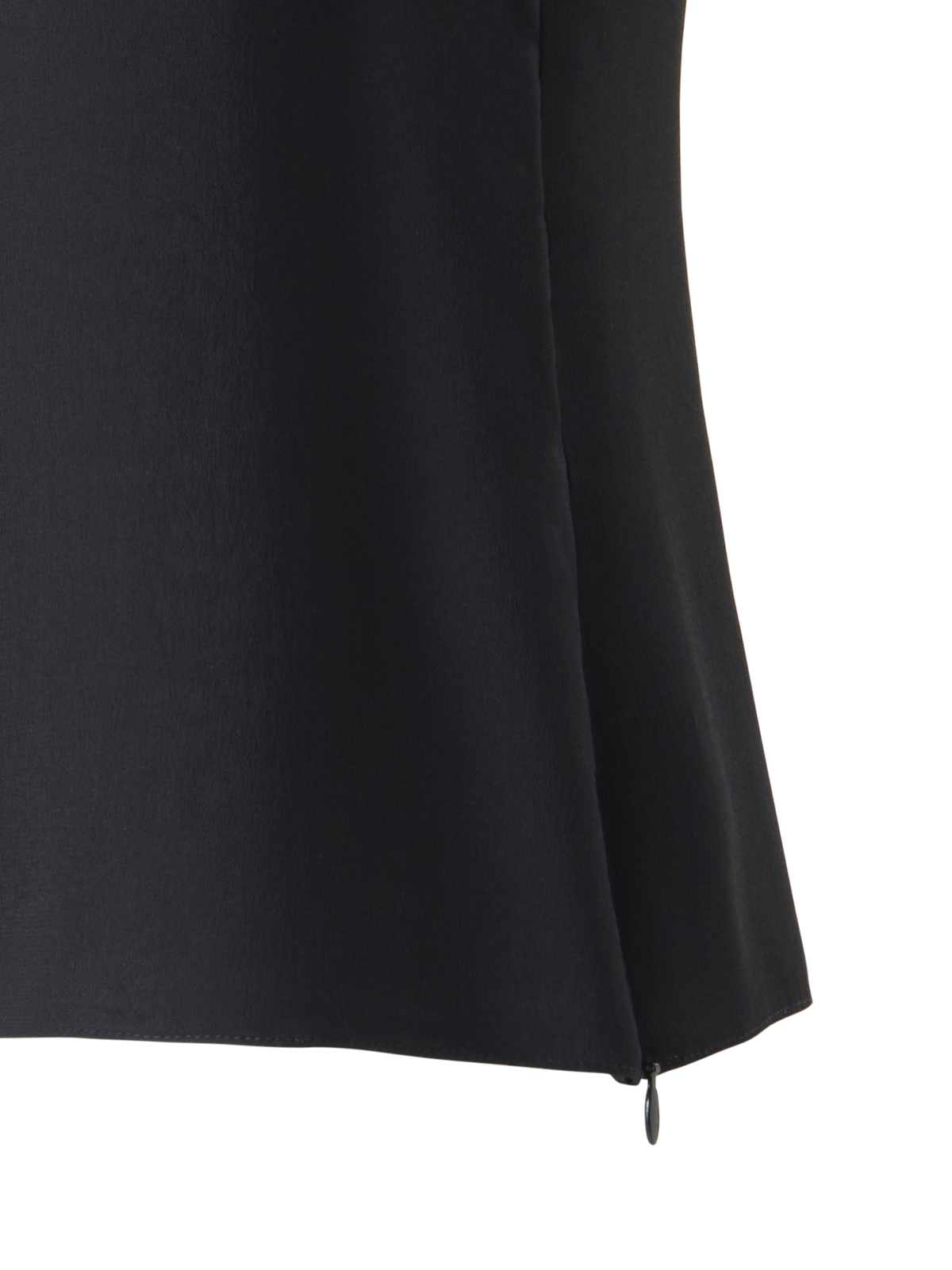 Designer Ärmellose Seidenbluse - Schwarz
