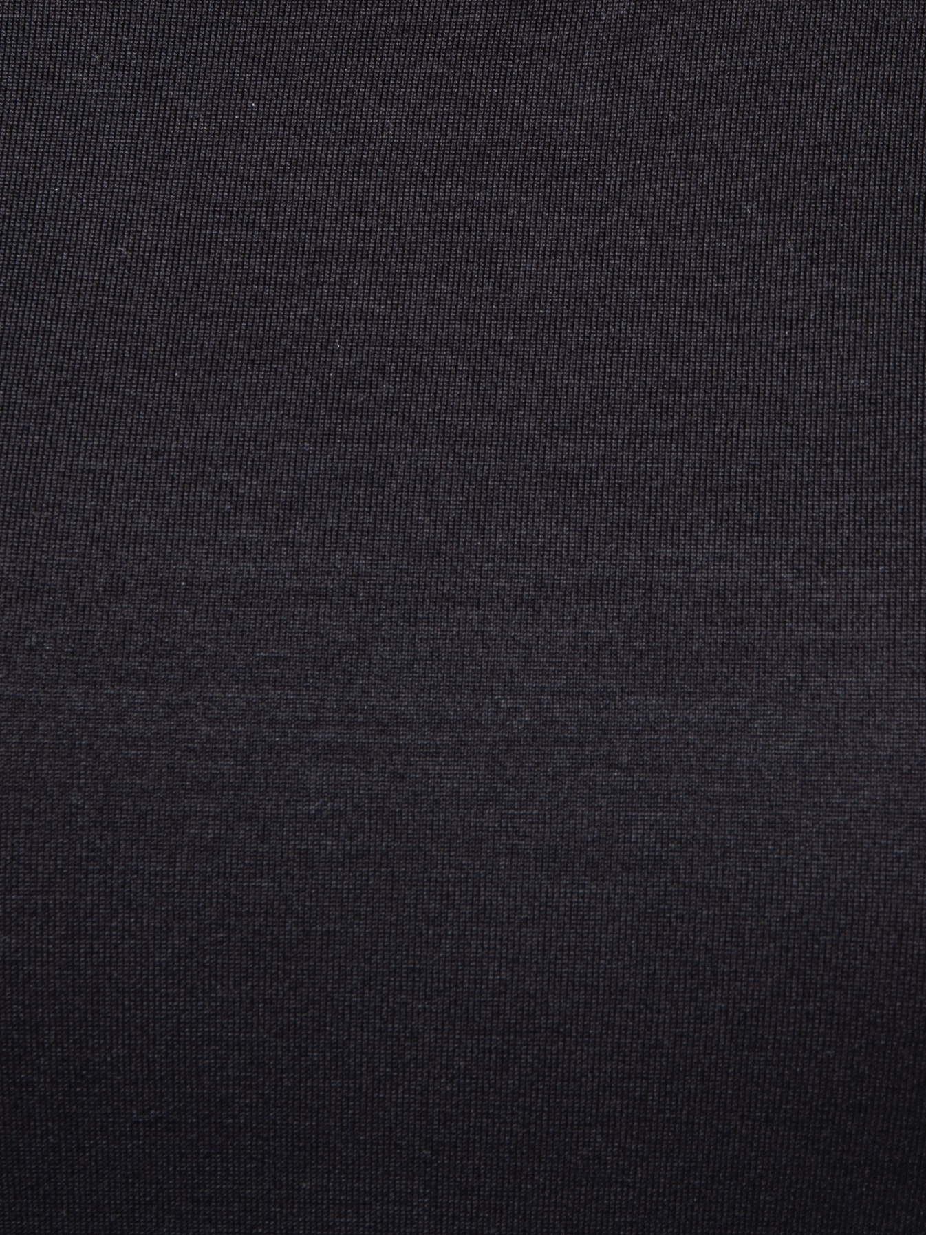 Designer Shirt mit 3/4 Arm aus Seiden-Jersey - Schwarz