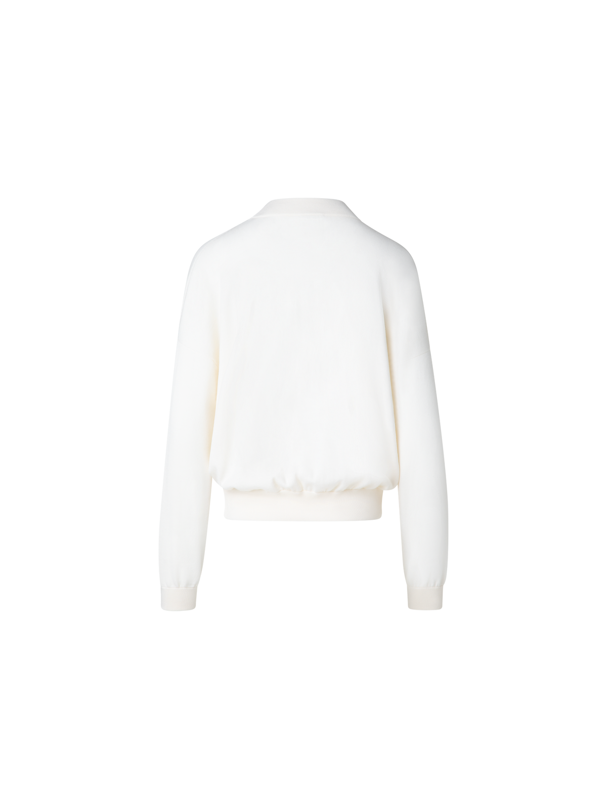Designer Merino-Pullover - Ecru - Weiss
