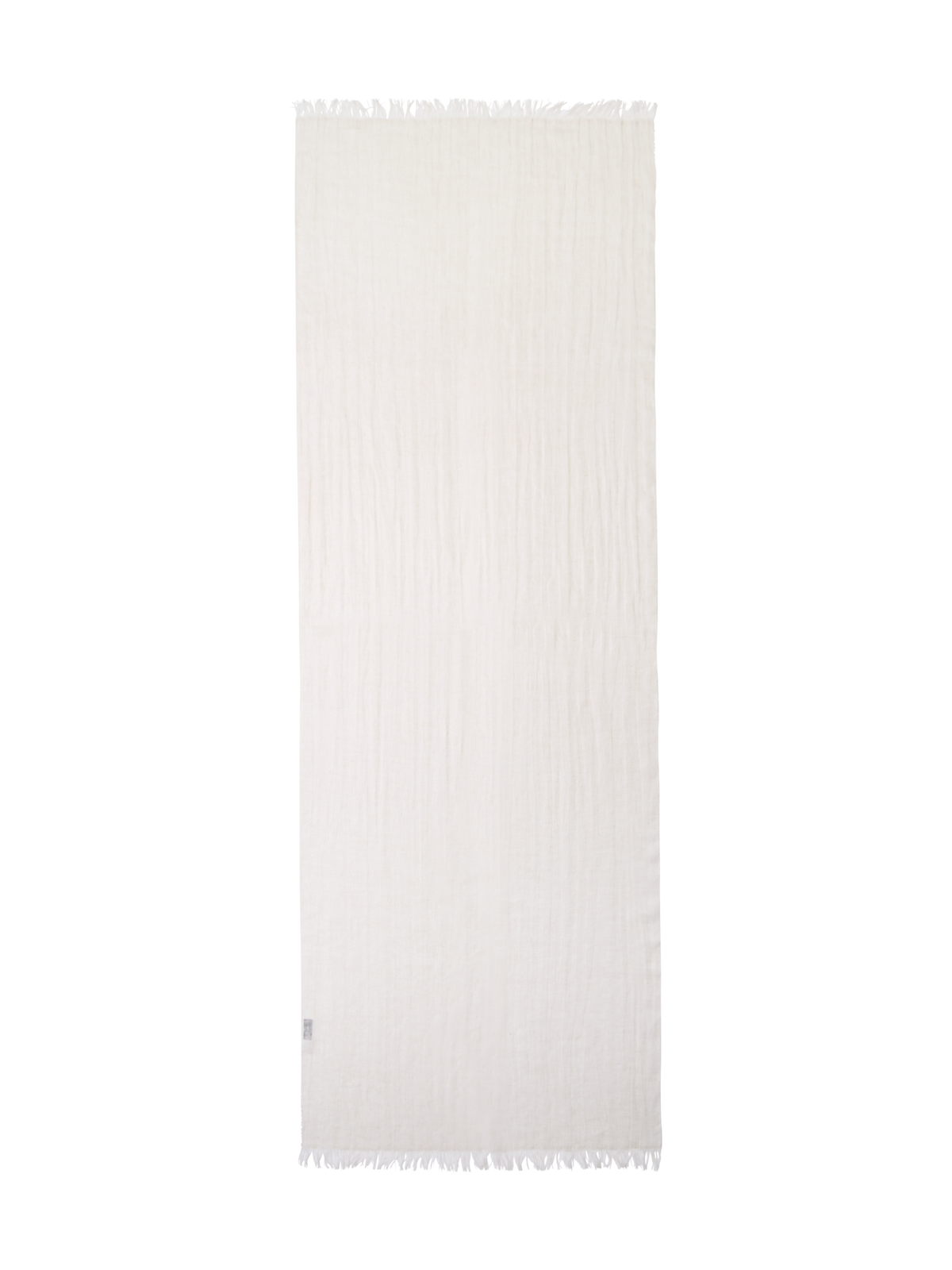 Designer Leinenschal - Beige