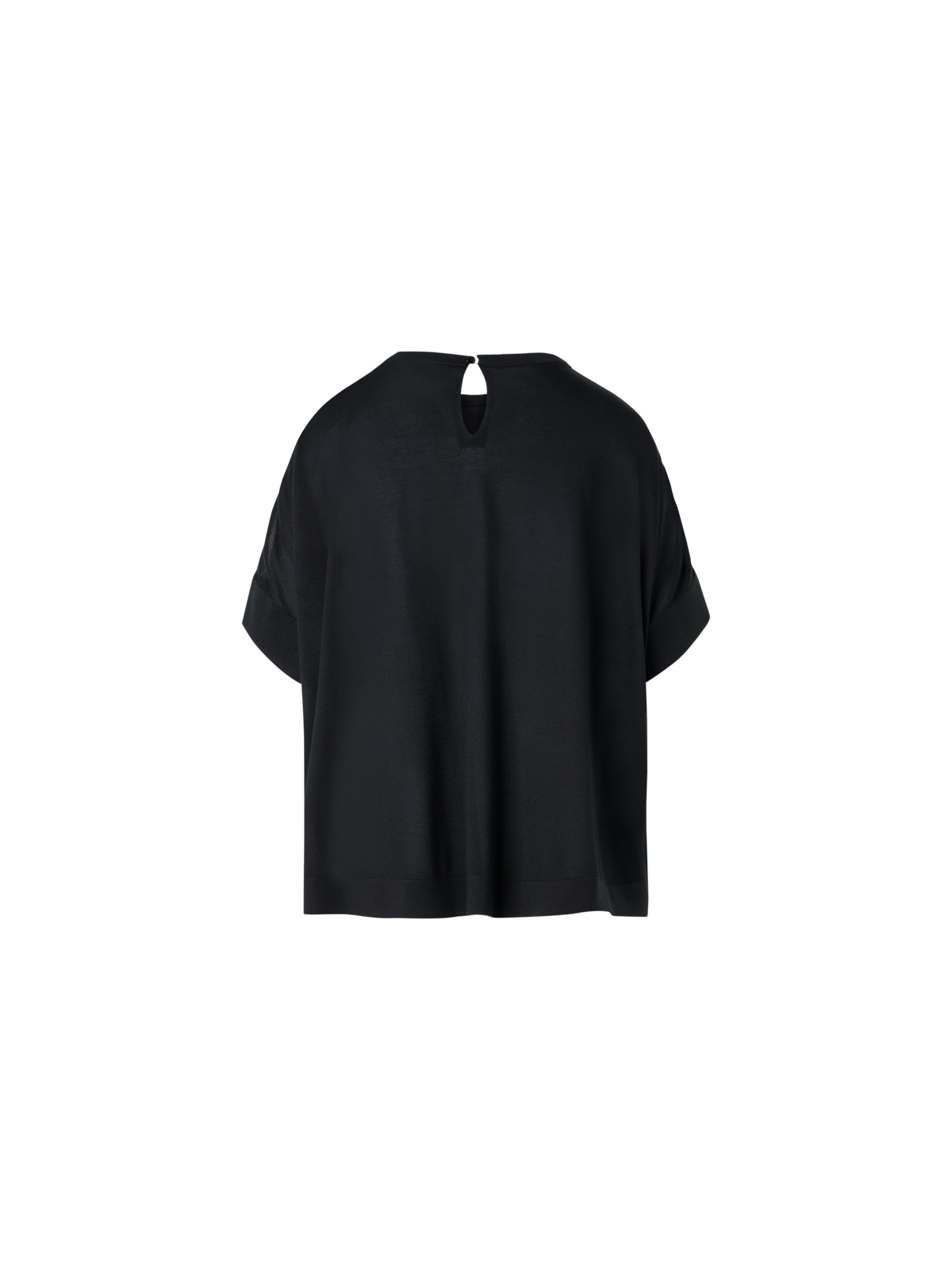 Designer Oversize-Pullover aus Seide mit Cloud-Druck - Bunt