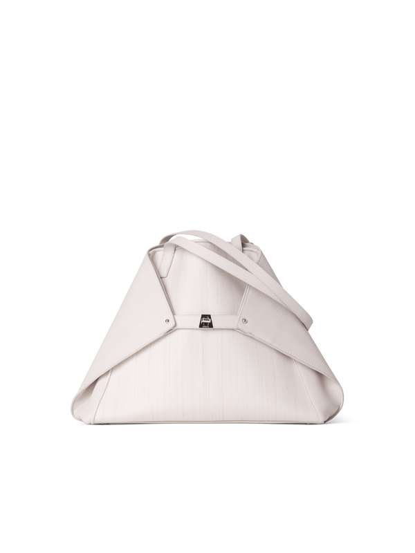Designer Ai Medium Shoulder Tote - Ecru - Weiss