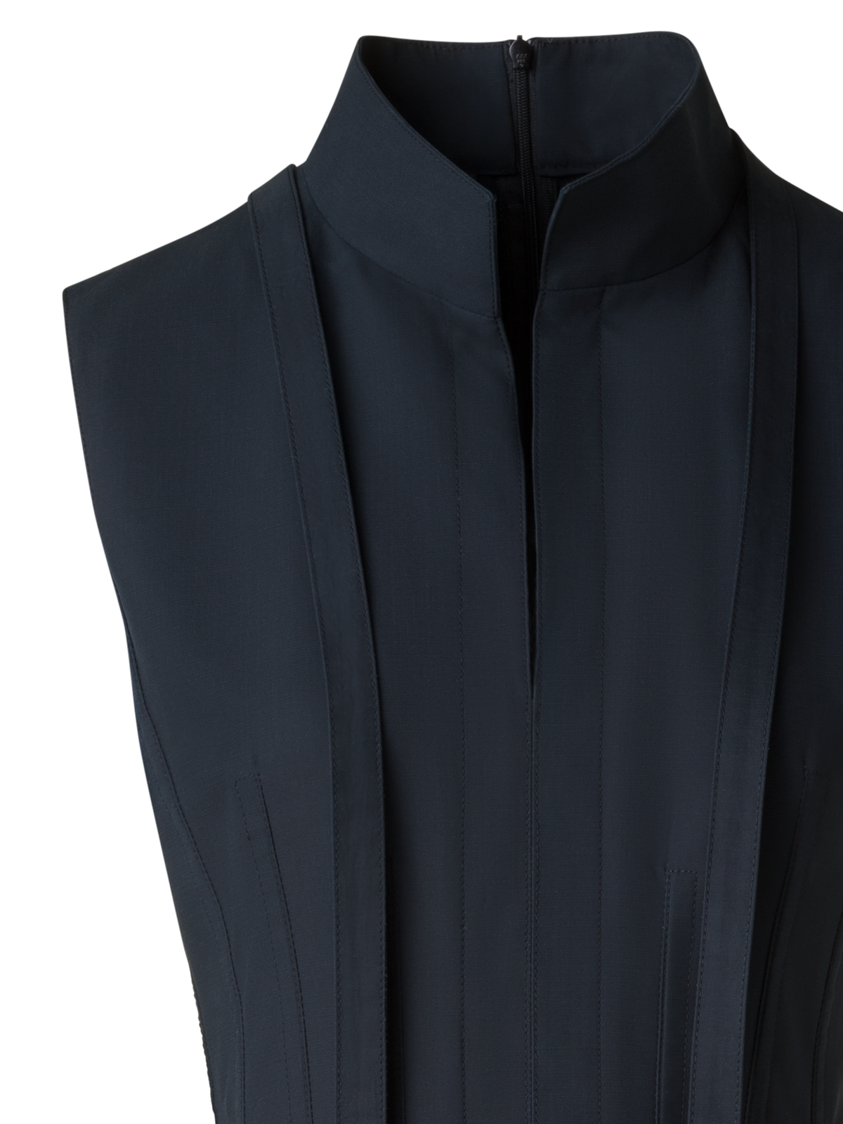 Designer Fit-and-Flare Midikleid aus Baumwolle - Schwarz