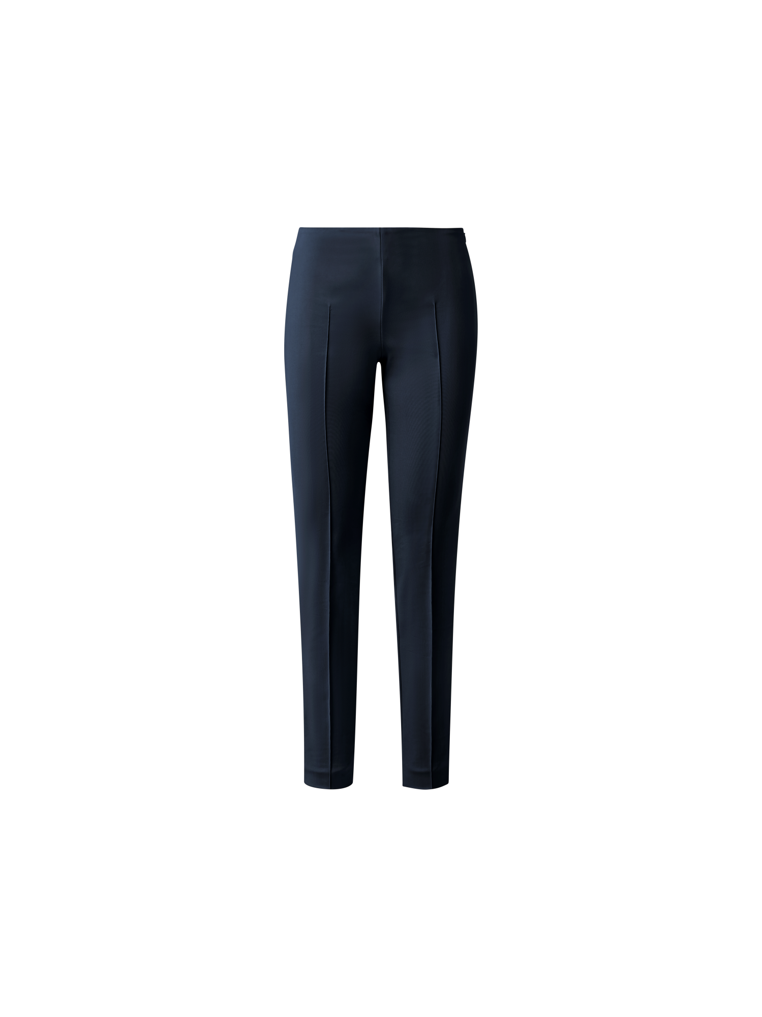 Designer Slim Hose aus Baumwoll-Techno-Stretch - Dunkelblau - Blau