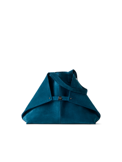 Designer Ai Medium Shoulder Tote Bag - Blau