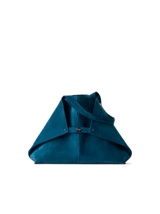 Designer Ai Medium Shoulder Tote Bag - Blau