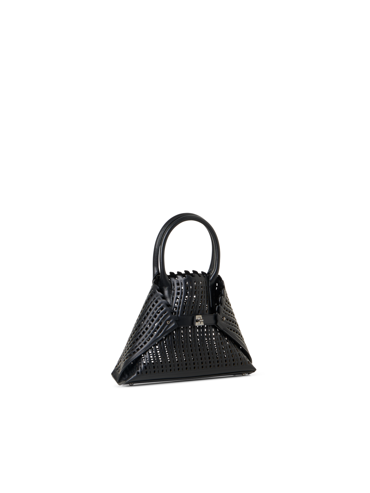 Designer Ai Little Top Handle Tote Bag - Schwarz