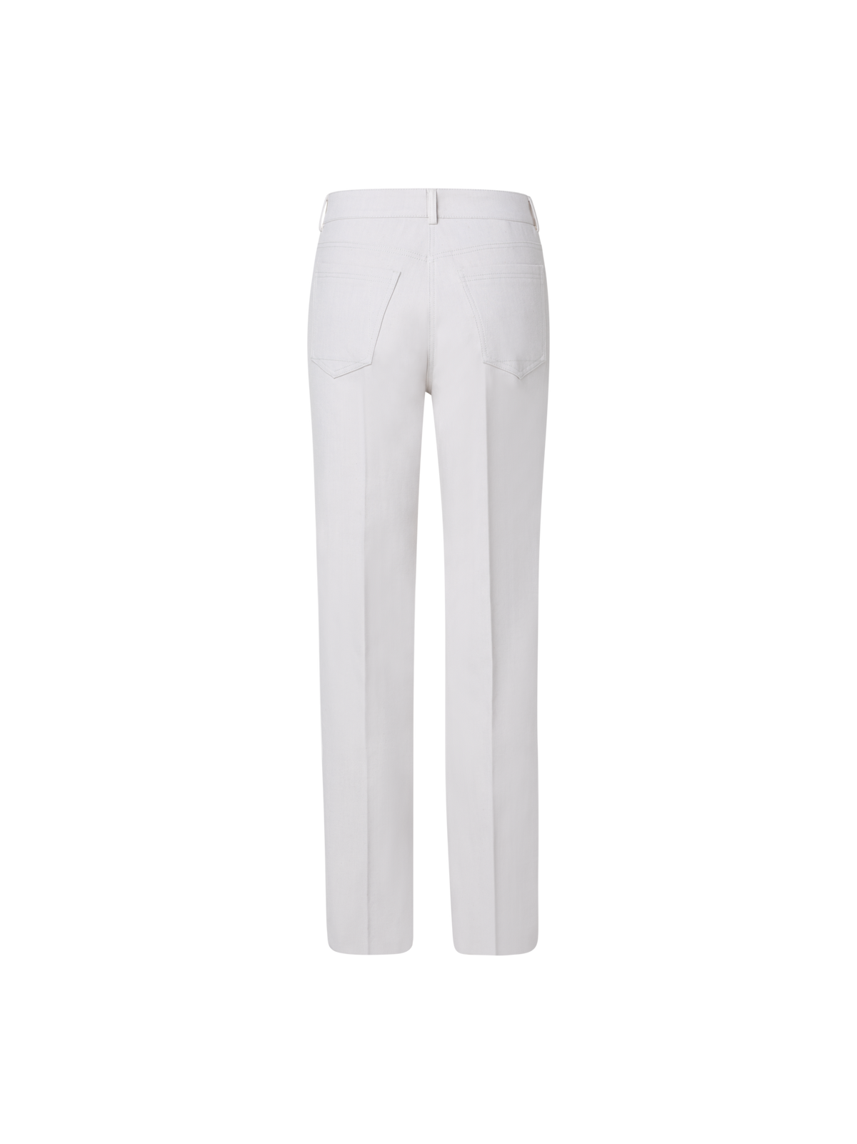 Designer Gerade Hose aus Baumwoll-Stretch-Denim