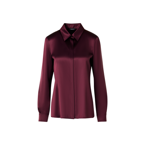 Silk Satin Stretch Shirt
