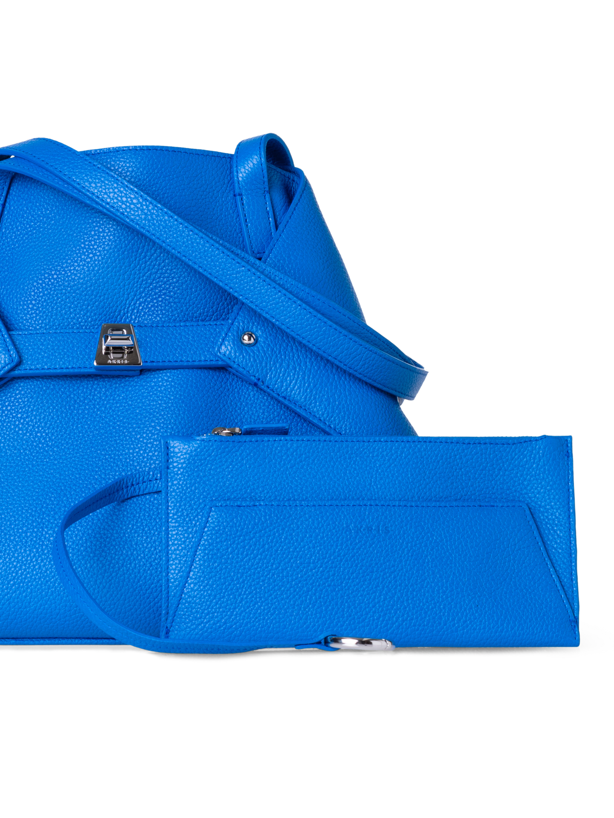 Designer Ai Small Shoulder Tote - Blau