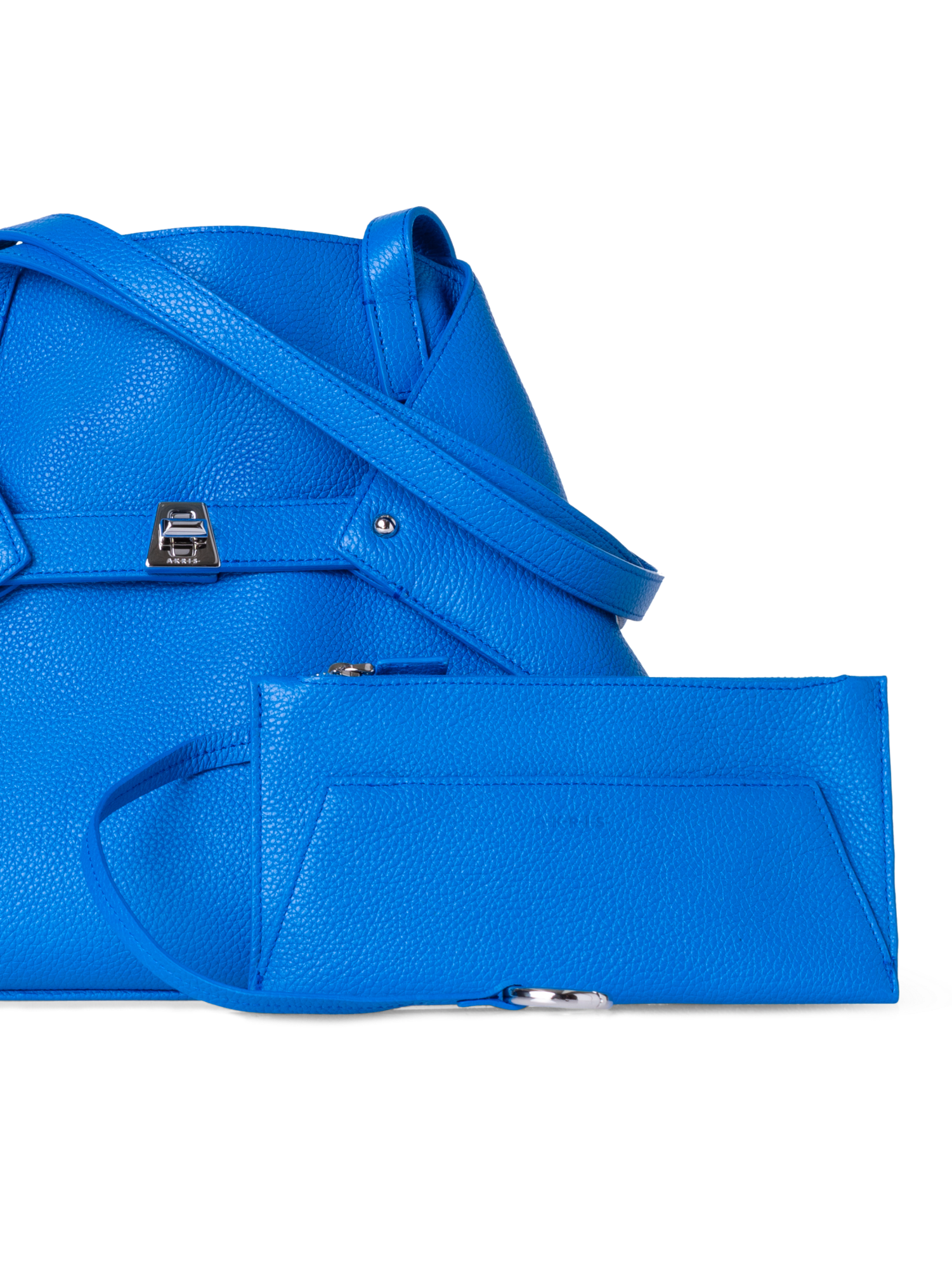 Designer Ai Small Shoulder Tote - Blau