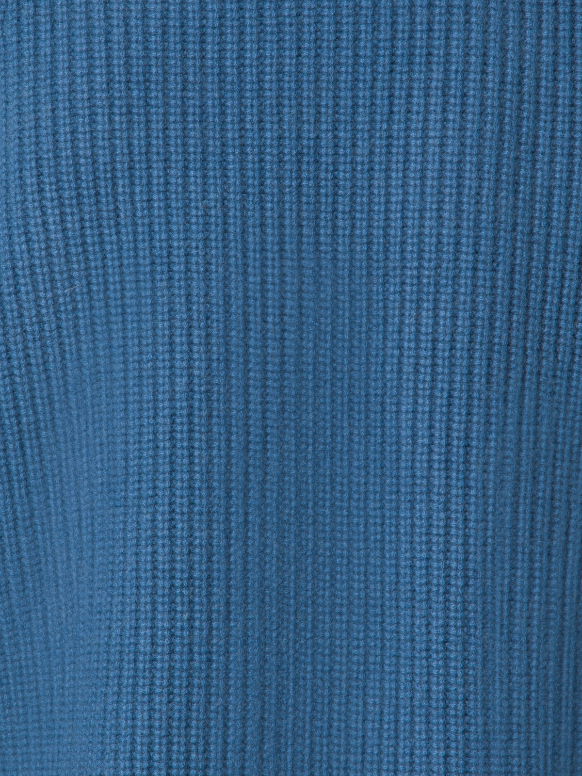 Designer Gerippter Boxy-Kaschmirpullover - Blau