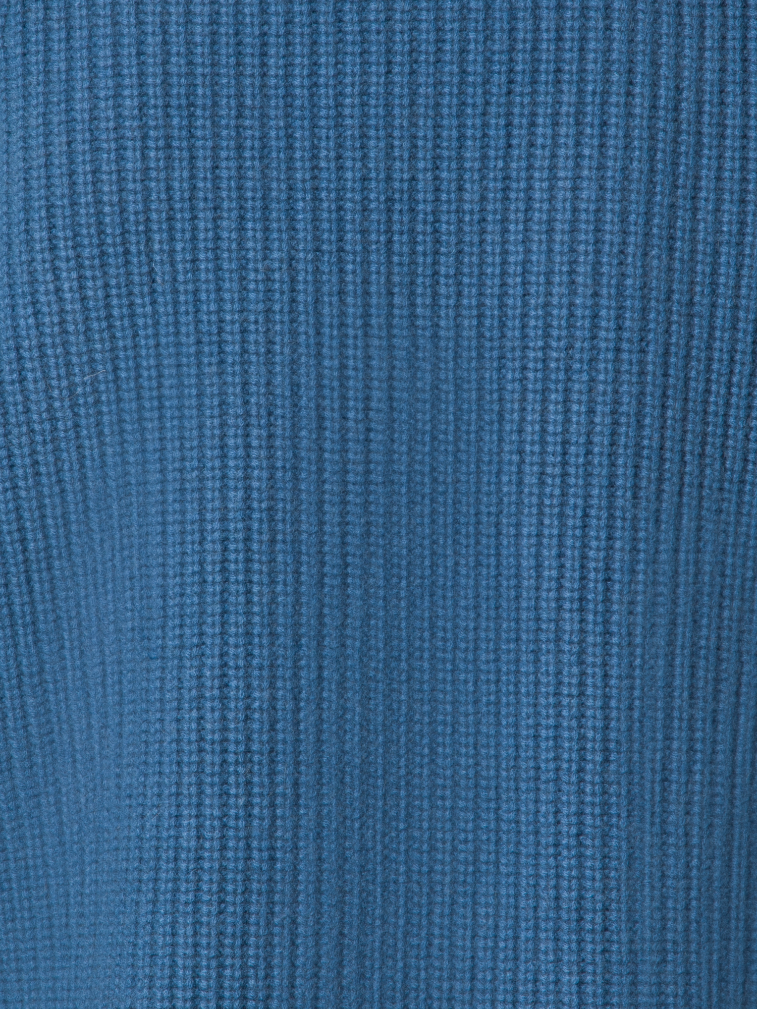 Designer Gerippter Boxy-Kaschmirpullover - Blau