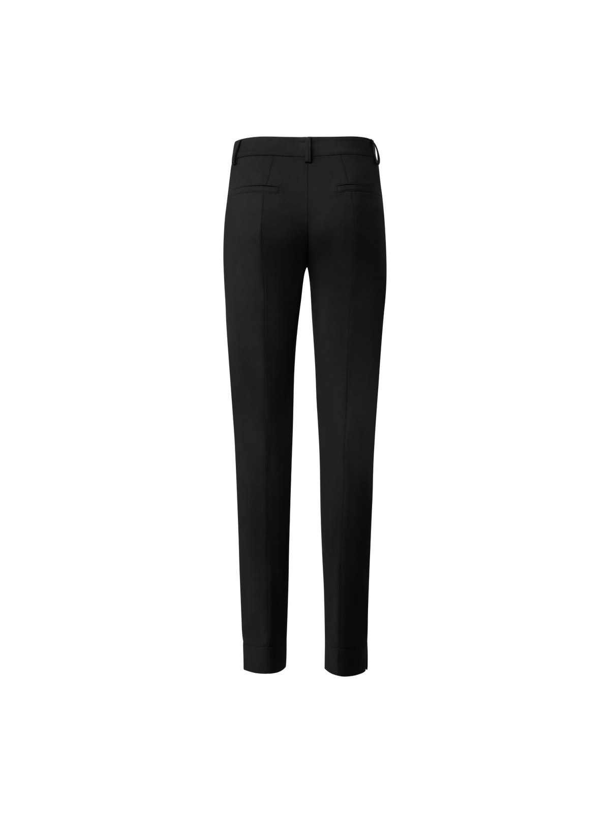 Designer Lange Hose aus Baumwolle mit Stretch - Schwarz