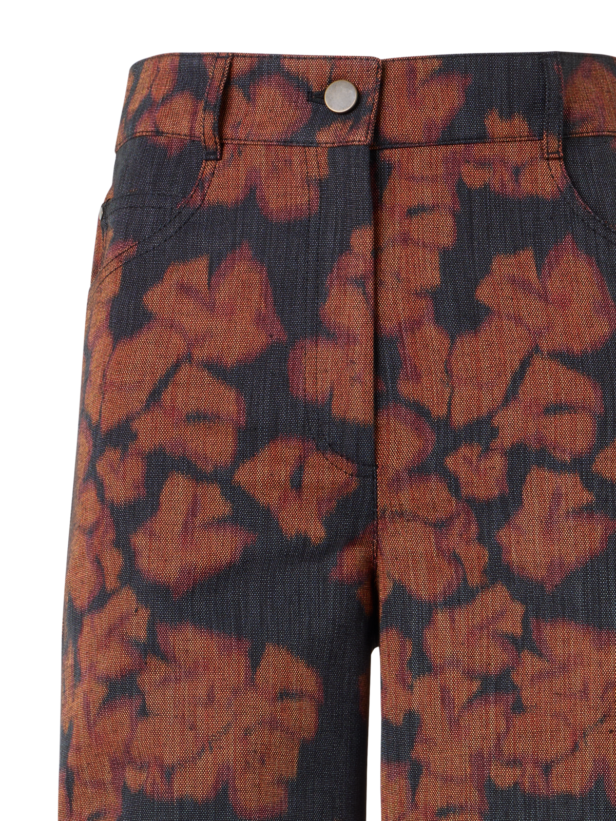 Designer Cooper Wide-Leg Hose aus Baumwoll-Canvas - Bunt