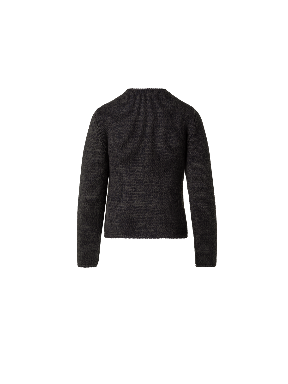 Designer Mouliné Grobstrickpullover aus Kaschmirwolle - Grün - Bunt