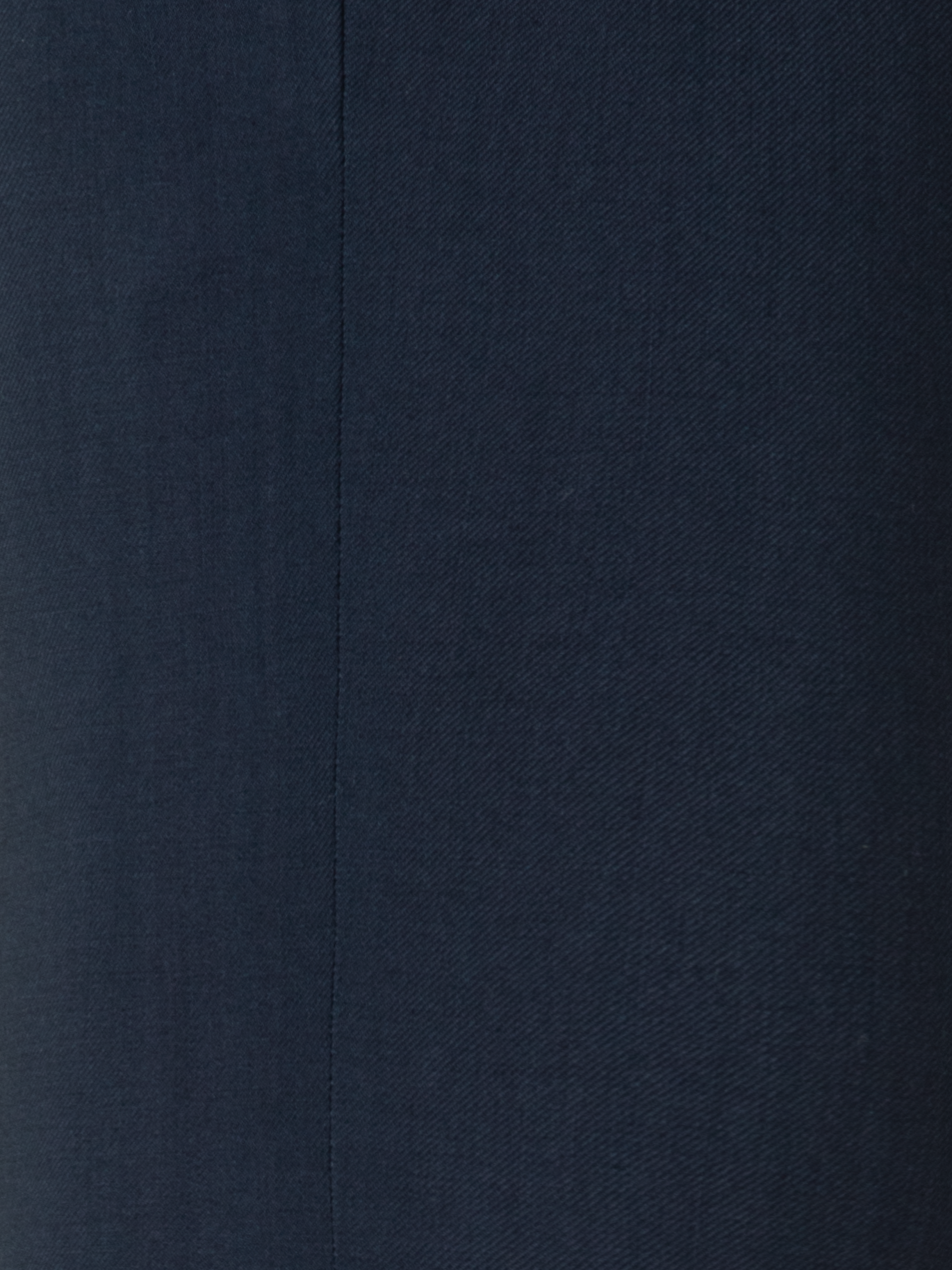 Designer Gerade Hose aus Cool Wool mit elastichem Bund - Dunkelblau - Blau